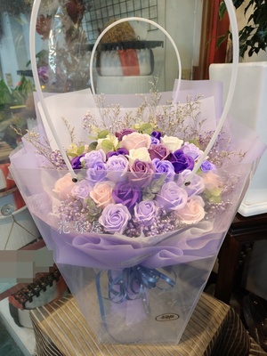 香皂花禮盒 畢業花禮